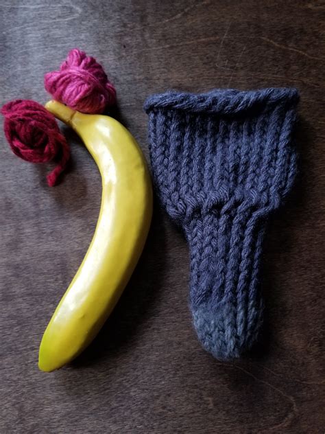 Hand Knitted Penis Sweater Cock Sock Underwear Solid Gray Etsy