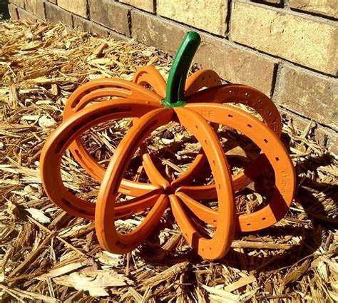 The most common home decor things material is cotton. Horseshoe Pumpkin - A Pretty Happy Home