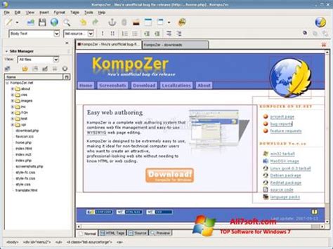 Download opera for windows pc from its official source using the links shared on this page. Letöltés KompoZer Windows 7 (32/64 bit) Magyar