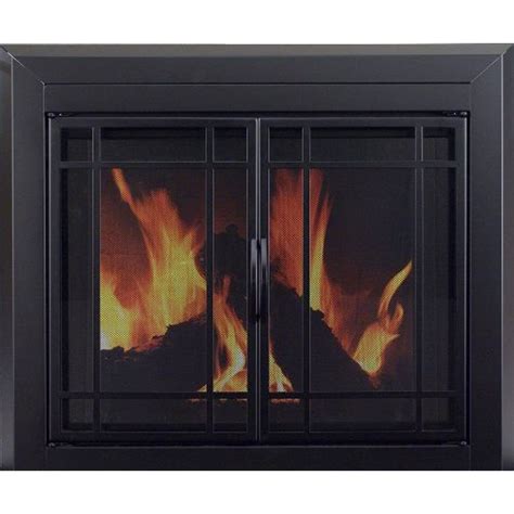 Wood Burning Fireplace Glass Doors Lowes [ ] Home Improvement