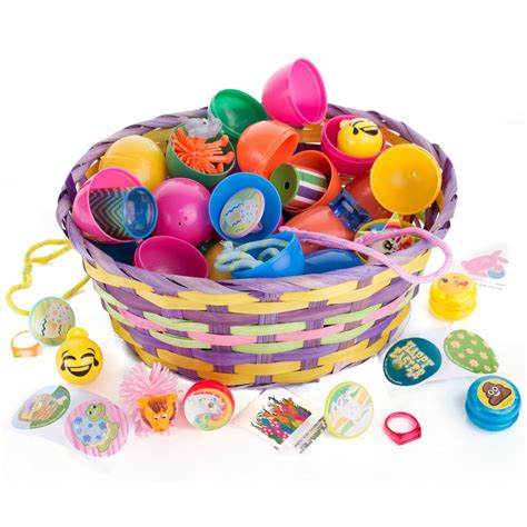 25 Kids Toy Filled Egg Hunt Plastic Easter Eggs Assorted Bright Solid