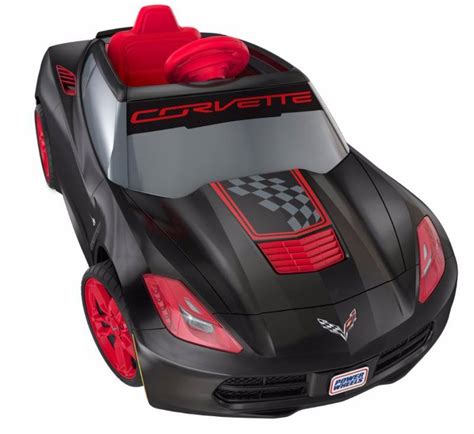 Brand New Fully Assembled Power Wheels 6v Corvette Ride On Black
