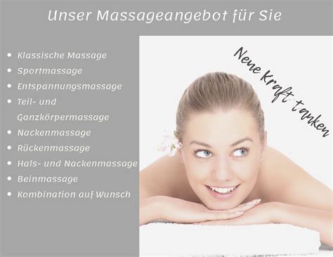 Massagen Sgs Physiotherapie