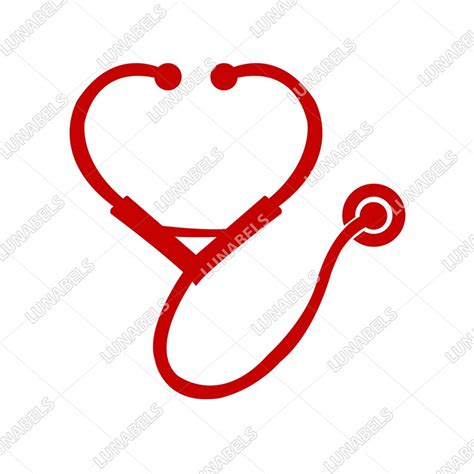 Stethoscope Svg Stethoscope Clipart Cut Files For Etsy