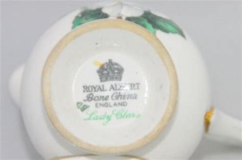 royal albert lady clare cream and sugar set creamer ebay