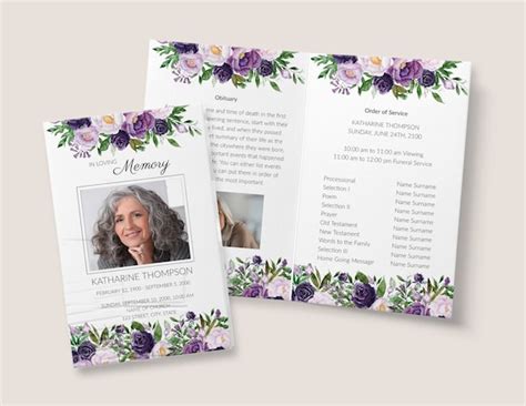 Paper And Party Supplies Invitations Funeral Announcement Funeral