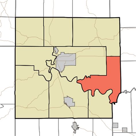 Filemap Highlighting Guthrie Township Lawrence County Indianasvg