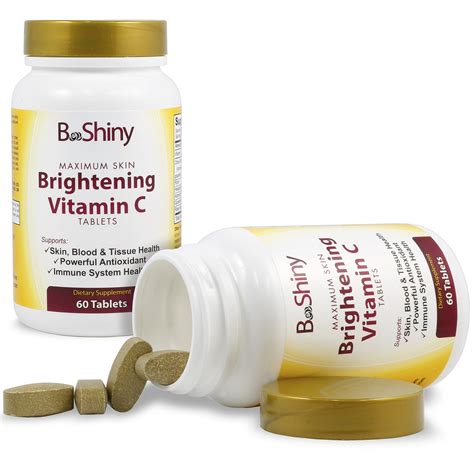 How to avoid vitamin c staining your skin. BeShiny Vitamin C Complex 1000 mg Tablets for Skin ...