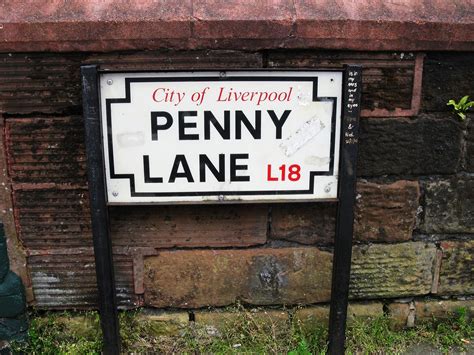 The Actual Penny Lane In Liverpool England Buyoya
