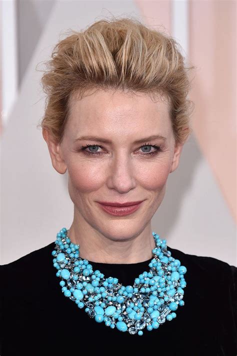 Cate Blanchett In A Tiffanys Necklace At The 2015 Oscars Hollywood