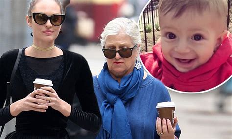 Candice Swanepoel Stuns In Black On Stroll With Mom Eileen Daily Mail