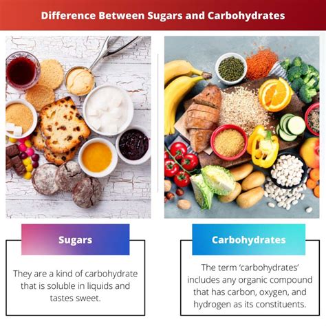 Difference Between Sugars And Carbohydrates Updated 2022