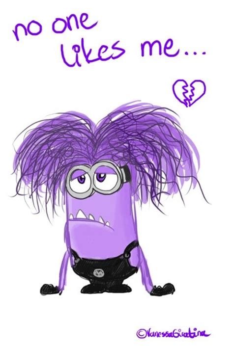 Poor Purple Minon Purple Minions Minions Funny Fibromyalgia