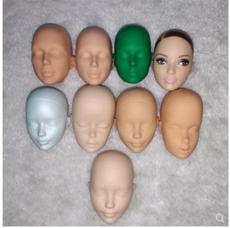 Cabeza de muñeca rara de colección cabezas de práctica de maquillaje