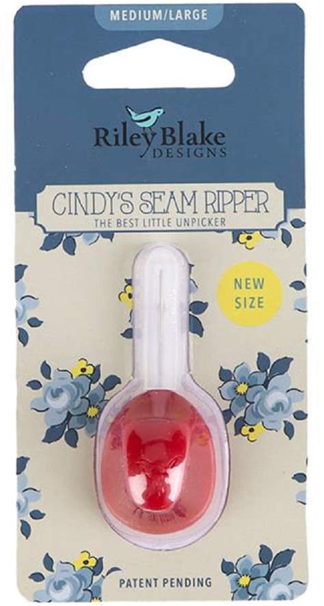 Cindy S Red Medium Large Seam Ripper By Riley Blake