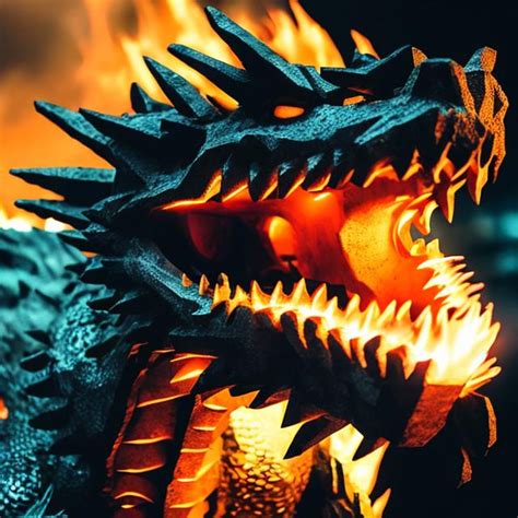Dragon Breathing Fire Openart