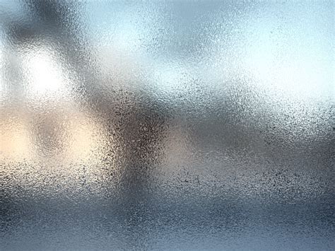 A Close Up View Of A Frosted Glass Surface
