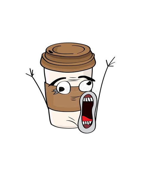 Crazy Coffee Bean Stock Illustration Illustration Of Coffee 25579649