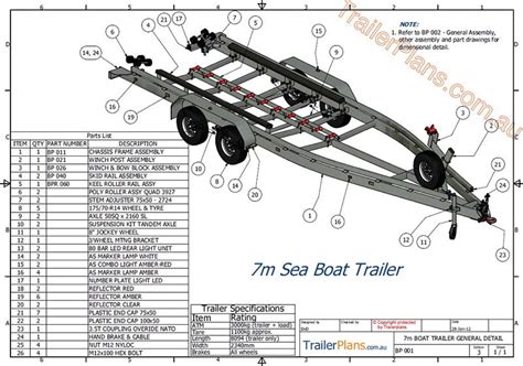 Pontoon Boat Trailer Building Plans