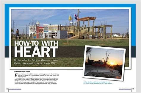 Check Out Extreme Makeover Home Edition S Wood Playground Project In Joplin Mo Featured In