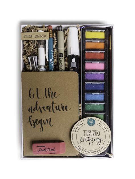 Hand Lettering Kit Award Winning Diy Kit Includes Book Supplies