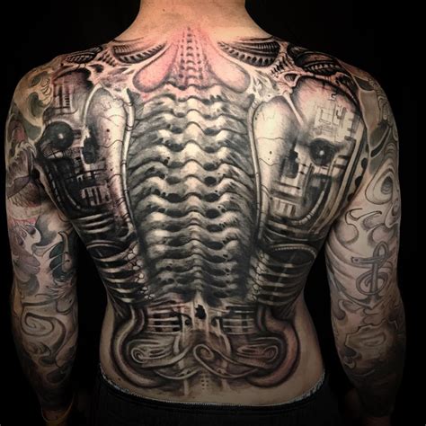 75 Best Biomechanical Tattoo Designs Meanings Top Of 2019 Bodytech