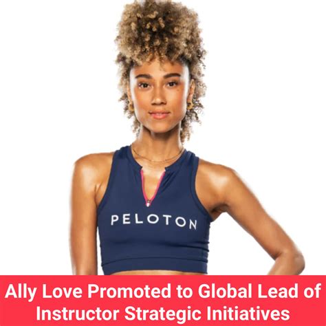 Peloton Instructor Ally Love Promoted To Global Lead Of Instructor