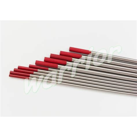 1 6mm 2 4mm 150mm Red Tips WT20 2 Thoriated Tungsten Electrodes For