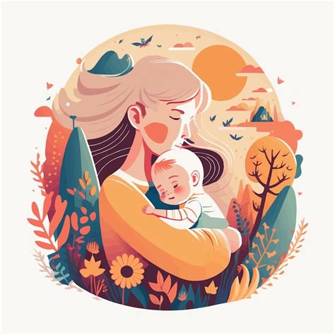 Mothers Day Illustration Vectors And Illustrations For Free Download