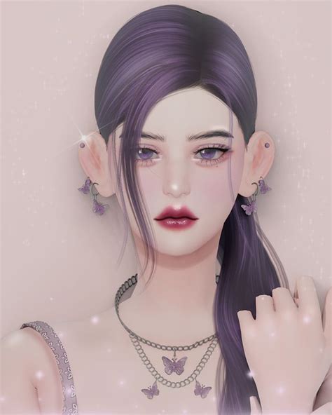 Butterflies Accessories Set Huien On Patreon Sims Four Sims Cc Sims
