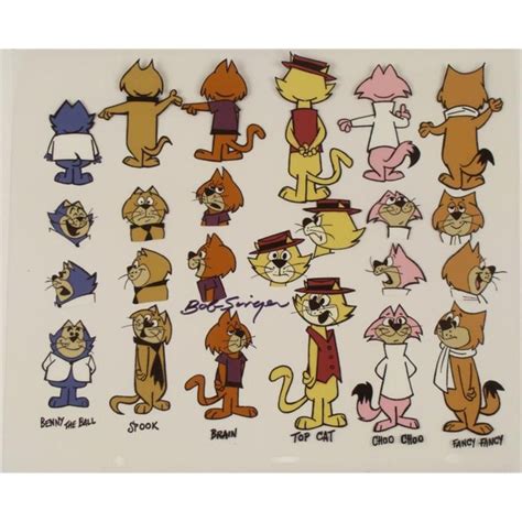 Cats In Art Illustration And Animation Model Sheet For Hanna Barberas Top Cat