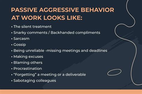 The Best Ways To Deal With Passive Aggressive Behavior At Work Maya