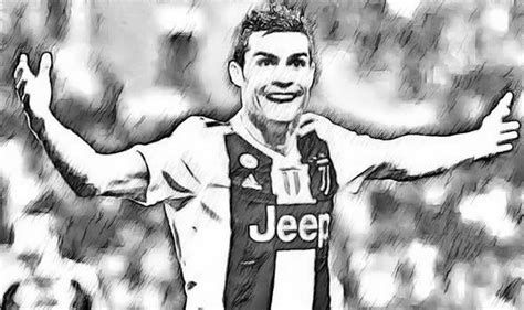Cristiano Ronaldo Juventus Water Color Pixel Art Canvas Print Canvas