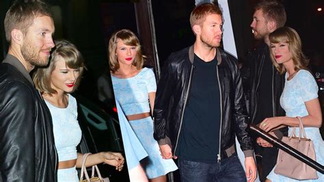 Back On Track Taylor Swift And Calvin Harris Hand In Hand After Cheating Reports See Happy