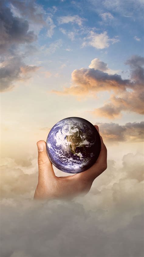 Find the best travel wallpaper on getwallpapers. #Space #globe #hand #photoshop #wallpapers hd 4k ...