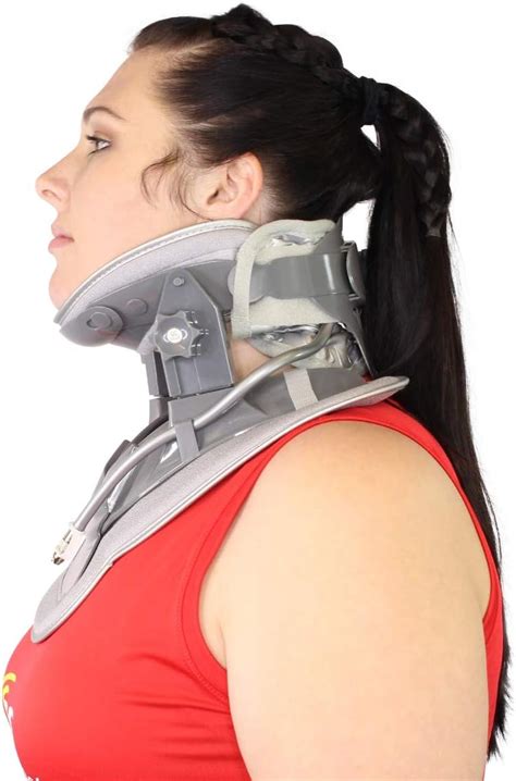 Cervical Neck Air Traction Collar And Stretcher Relief For