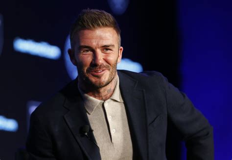 Soccer Superstar David Beckham Participates In The One World Together