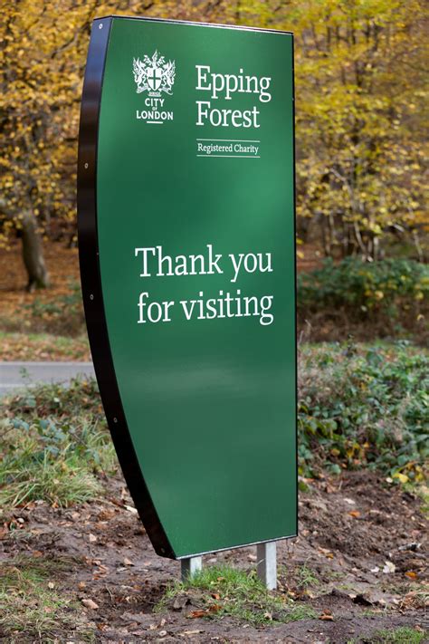 Epping Forest Gateway Signage - Vitreous Enamel - Trico