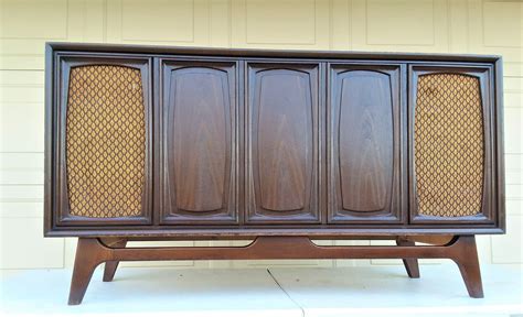 Vintage Zenith Console Stereo Mid Century Stereo Console Zenith