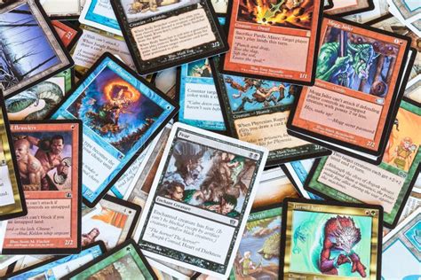 Many Cards Of Magic The Gathering Board Game Editorial Image Image Of