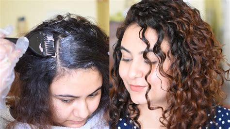 Coloring My Curly Hair In India Youtube