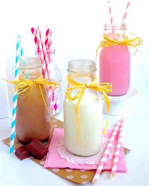 Dyi Old Fashion Vintage Glass Milk Bottles Food Styling Prop The