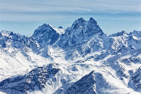 Snow Covered Mountain Top Stock Photos Pictures And Royalty Free Images