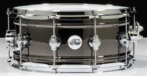 Dw Design Series Black Nickel Over Brass Snare Drum 14x65