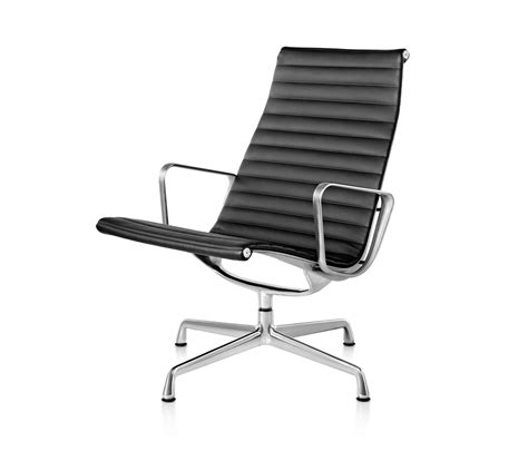 Ottoman is 18 h x 21 w x 21 d. Eames Aluminum Group Lounge Chair | Architonic