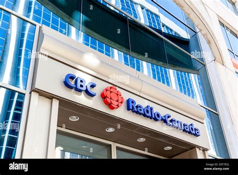 Cbc Radio Canada At Cbc Ottawa Broadcast Centre In Ottawa Canada Stock