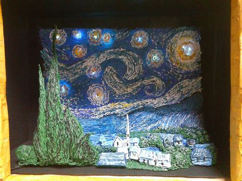 Fan Art Niki Has Recreated Van Goghs The Starry Night In 3d With