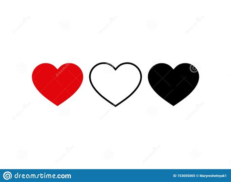 Download Set Of Heart Icon. Live Stream Video, Chat, Likes. Social ...