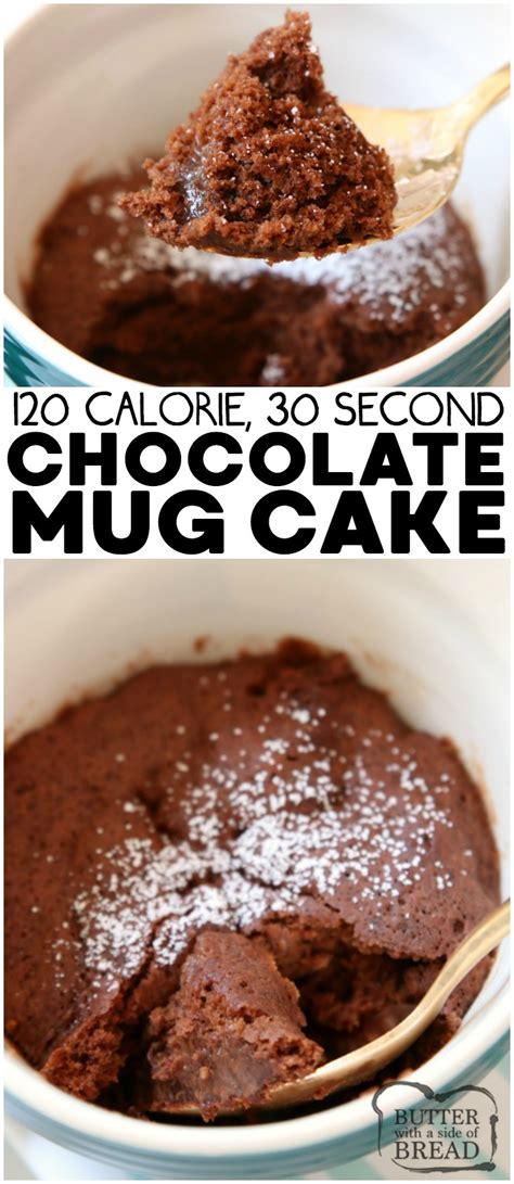 See more ideas about desserts, low calorie desserts, dessert recipes. 100 CALORIE CHOCOLATE MUG CAKE RECIPE - Butter with a Side of Bread