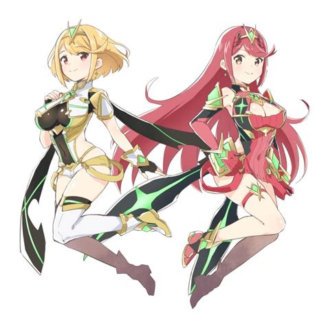 Pyra And Mythra Color Swap Xenoblade Chronicles